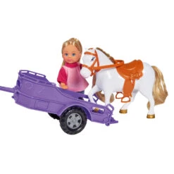 SIMBA Evi Love Jeep Met Paardentrailer -Speelgoedpop Winkel 1122910 978ae4c0