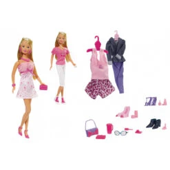 SIMBA Steffi Mega Fashion Set Pop + Kleding 45-delig -Speelgoedpop Winkel 1251887 60e36e02