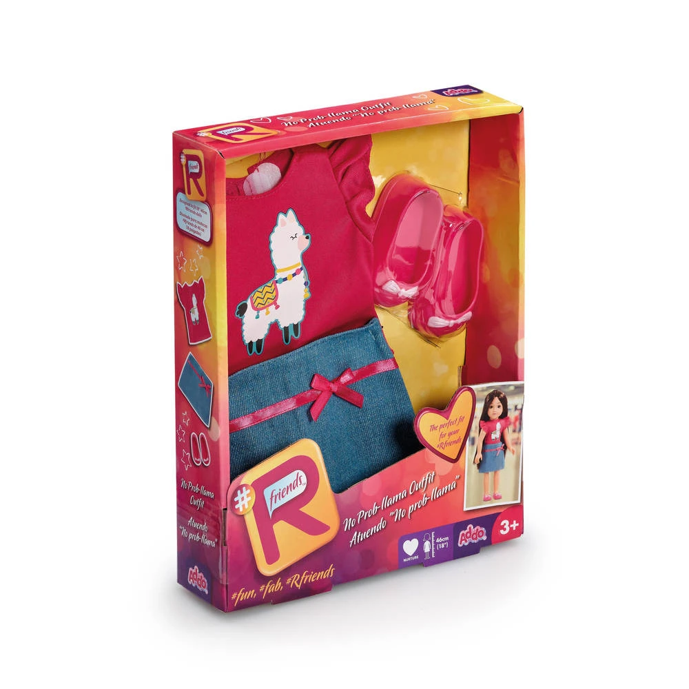 Poppenkleding Top En Rok - Roze 4 Poppenkleding Top En Rok - Roze - Afbeelding 2