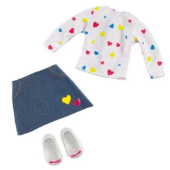Poppenkleding Hartjes T-shirt En Rokje 11 Poppenkleding Hartjes T-shirt En Rokje -Speelgoedpop Winkel 1987017 654a3b6a