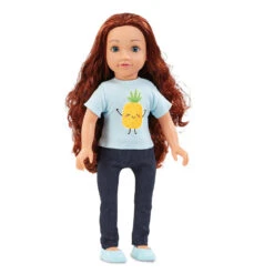 Poppenkleding Ananas T-shirt En Jeans -Speelgoedpop Winkel 1987018 704863bc