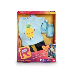 Poppenkleding Ananas T-shirt En Jeans -Speelgoedpop Winkel 1987018 b774d8e1