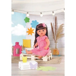 BABY Born Trendy Bloemenjurk - 43 Cm - Roze -Speelgoedpop Winkel 1991342 3cb1b00c