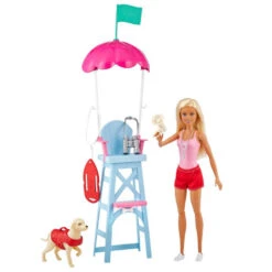 Barbie Strandwacht Speelset -Speelgoedpop Winkel 1992024 827ea489