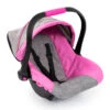 No Brand Deluxe Autostoel Met Zonnescherm - Roze