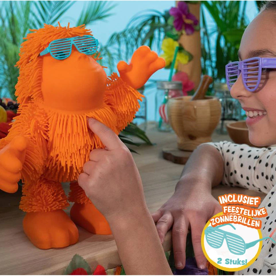 Jiggly Pets Tan-Tan Orang-oetan 8 Jiggly Pets Tan-Tan Orang-oetan - Afbeelding 6