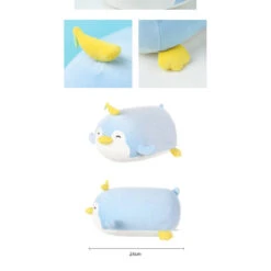 Miniso Pluchen Liggende Pinguïn Met Banaan - Blauw -Speelgoedpop Winkel 1993840 a50b2157