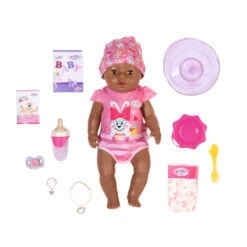 BABY Born Magic Girl Meisjespop Bruine Ogen - 43 Cm