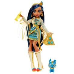 MATTEL Monster High Cleo De Nile Pop Met Huisdier En Accessoires -Speelgoedpop Winkel 1995016 3bda51db