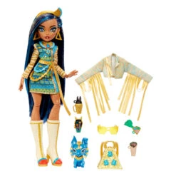 MATTEL Monster High Cleo De Nile Pop Met Huisdier En Accessoires -Speelgoedpop Winkel 1995016 42ce6c06