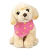 No Brand Studio Pets Happy Knuffelhond Met Bandana - 23 Cm