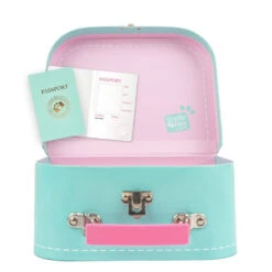 No Brand Studio Pets Koffertje Voor 16 Cm Knuffels - Turquoise -Speelgoedpop Winkel 1997221 33454964